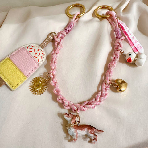 tutti frutti bag charm - VERKOCHT