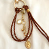 lady bag charm - bruin