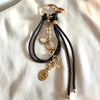 lady bag charm - zwart