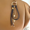 lady bag charm - zwart